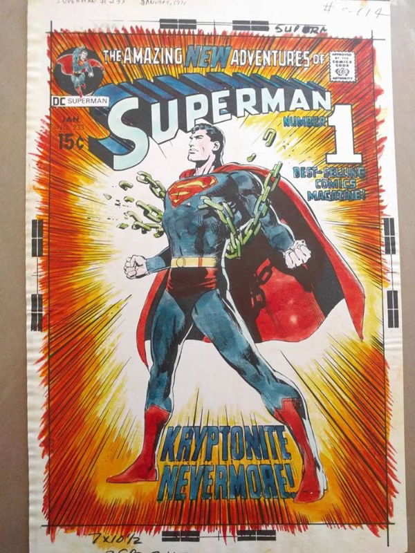 Superman 233 Color Guide, in Galac Tun's Covers - DC Comic Art Gallery Room