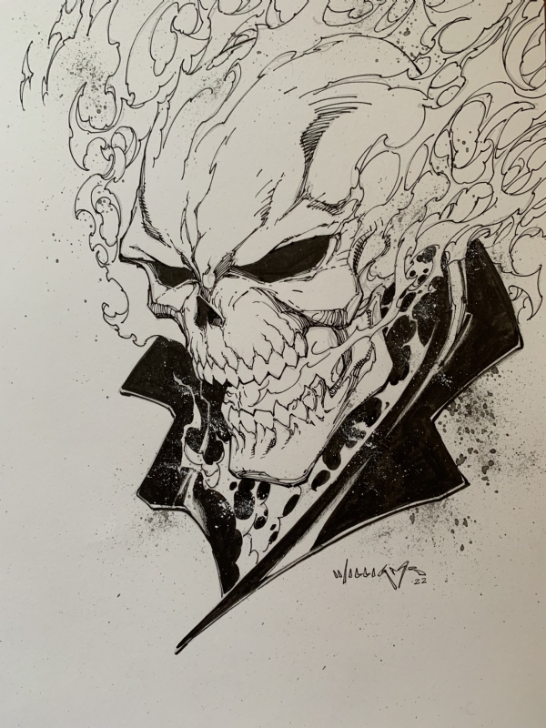 Ghost Rider Sketch by TheHypersonic55 on DeviantArt