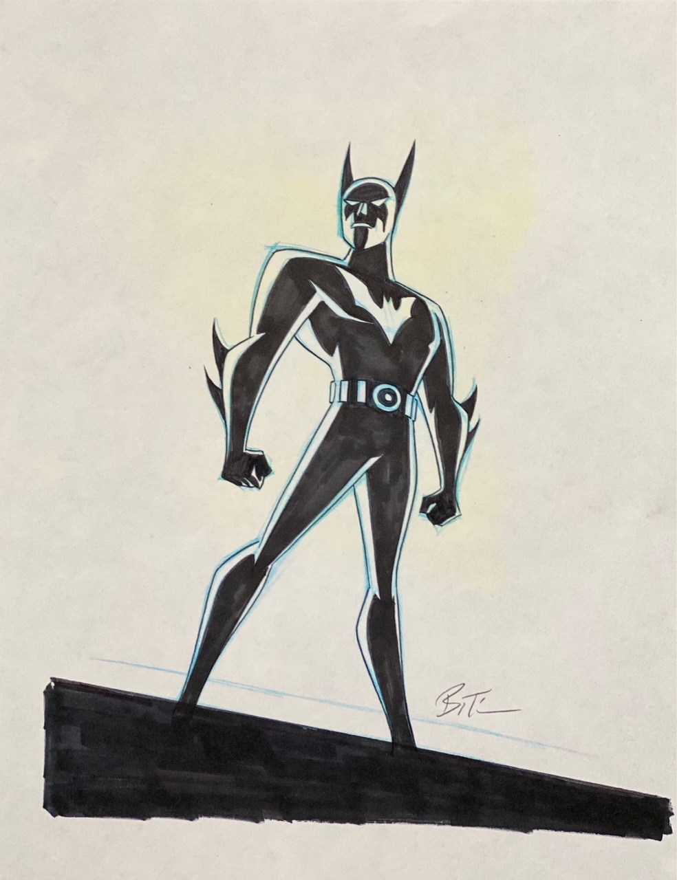 Batman Beyond: Return of the Joker Poster Art, in Michael “Chad” Cloe's  Bruce Timm Art Comic Art Gallery Room