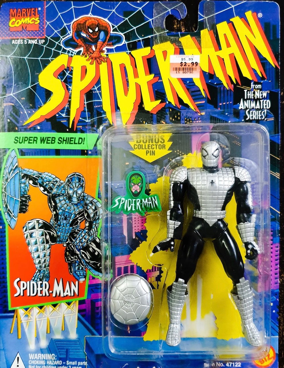 Spider-Man Spider Armor w/ Super Web Sheild Toy Box Original Art, in ...