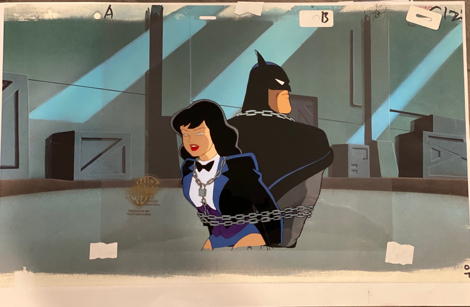 Batman: The Animated Series Production Cel, Zatanna , in Michael “Chad”  Cloe's Batman: The Animated Series (BTAS) Animation Art Comic Art Gallery  Room