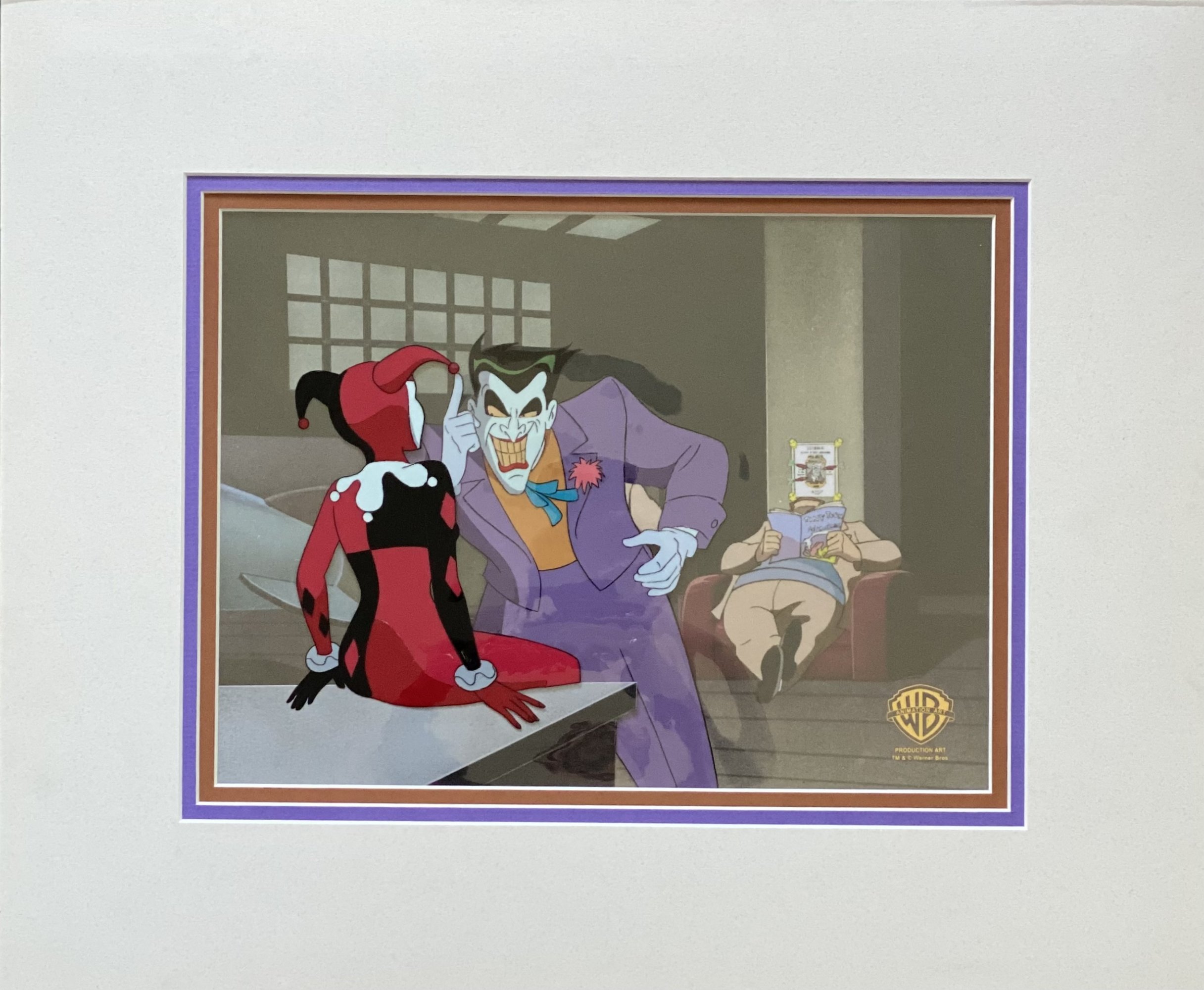Batman: The Animated Series Production Cel, Joker's Favor , in Michael  “Chad” Cloe's Batman: The Animated Series (BTAS) Animation Art Comic Art  Gallery Room