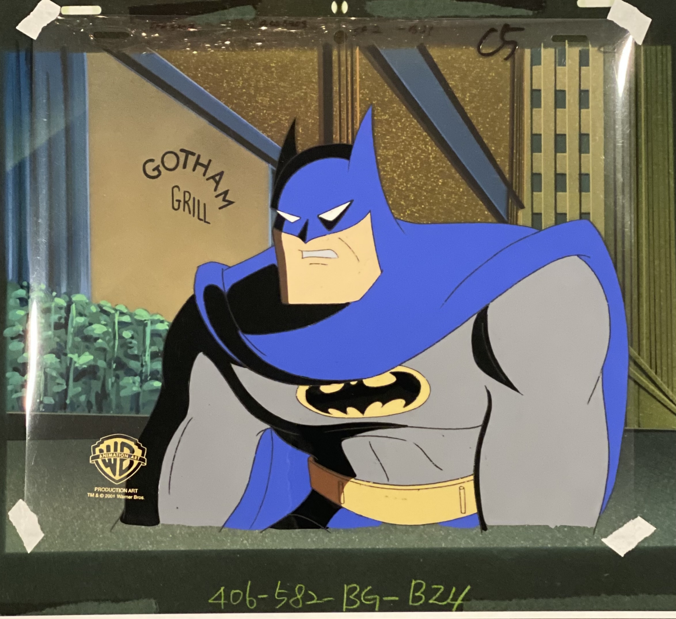 Batman: The Animated Series Production Cel, Lockup , in Michael “Chad”  Cloe's Batman: The Animated Series (BTAS) Animation Art Comic Art Gallery  Room