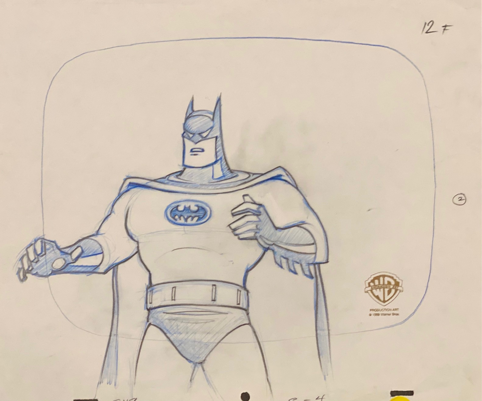 Batman: The Animated Series Production Drawing, What is Reality? , in  Michael “Chad” Cloe's Batman: The Animated Series (BTAS) Animation Art  Comic Art Gallery Room