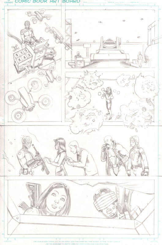 GI JOE ARAH 289 10 Pencils, in Casey Maloney's G.I. Joe ARAH #289 Comic ...