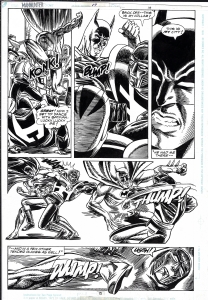 Manhunter 17 Page 19 - Batman Action - Frist Appearance Sportsmaster II - Grant Miehm - John Statema Comic Art