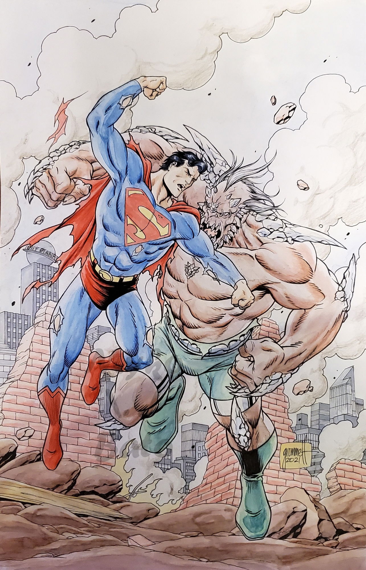 SUPERMAN  El DOOMSDAY Bizarro de los COMICS 