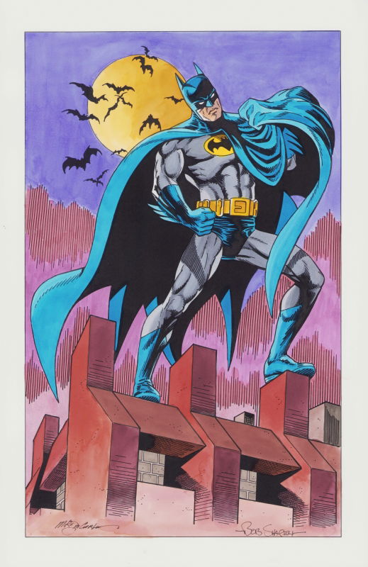 Batman, in Jason Vignola's Commissions Comic Art Gallery Room