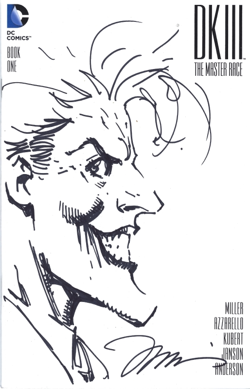 Jim Lee Joker, in Rich Szecsy's DKIII Sketch Covers - Various Artists Comic  Art Gallery Room