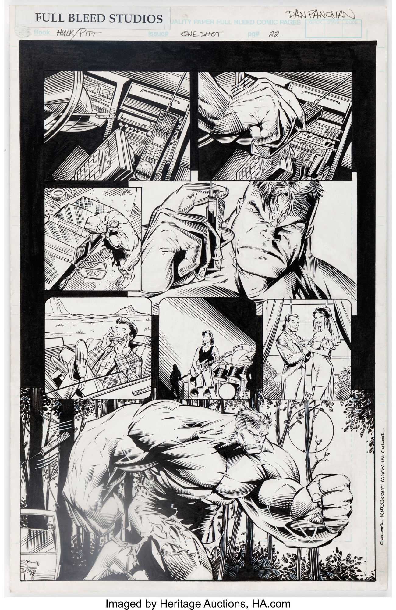 HULK VERSUS PITT PAGE 22 BY DALE KEOWN, in Jason Richardson's Hulk and ...