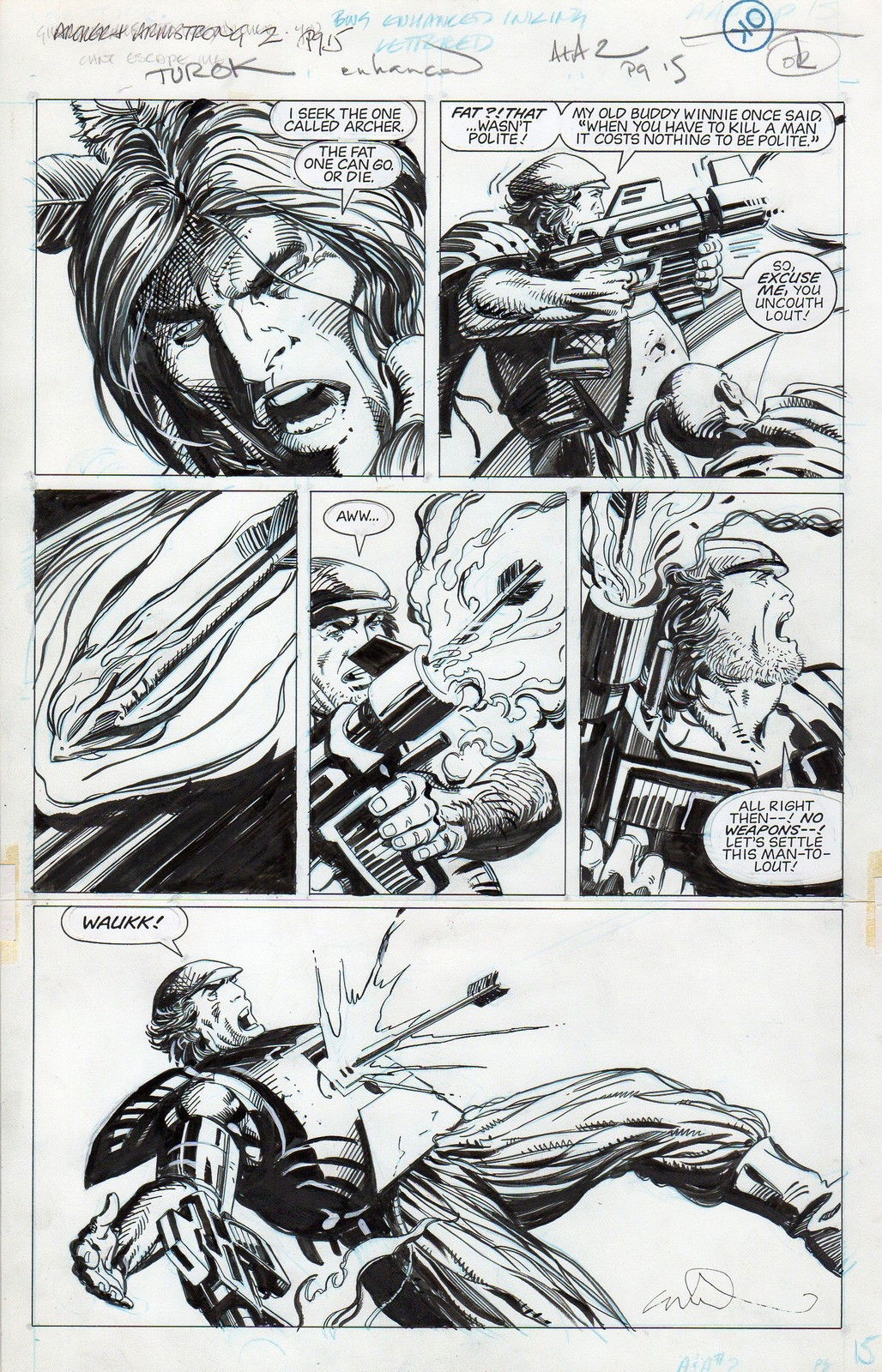 ARCHER AND ARMSTRONG ISSUE 2 PAGE 15 BARRY WINDSOR-SMITH GOODNESS, in ...