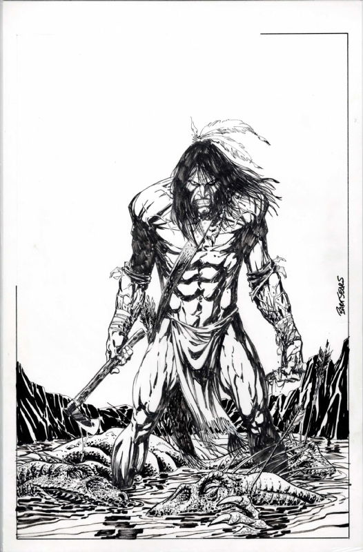 TUROK ISSUE 1 COVR PRELIM, in Jason Richardson's Turok Comic Art ...