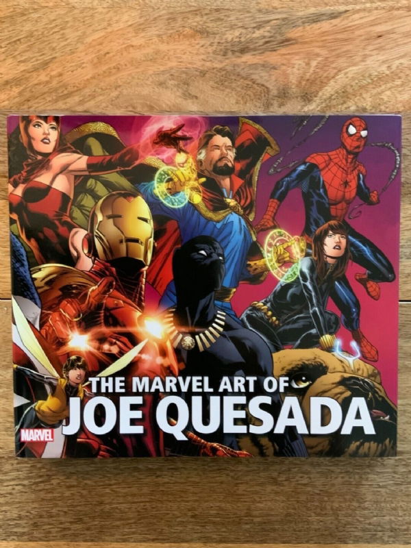 Spidey Remarque Inside MARVEL ART OF JOE QUESADA Hardcover, in Daniel ...