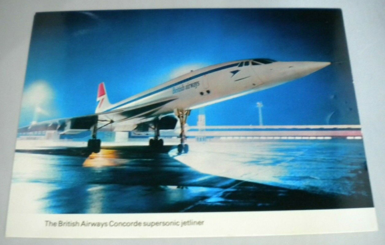 British Airways Concorde Brochure, C1975 Artwork, In Steel Shredder's ...