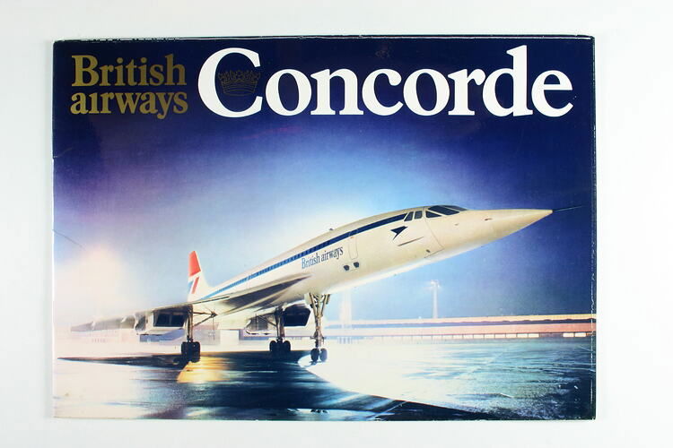 British Airways Concorde brochure, c1975 artwork, in Steel Shredder's ...