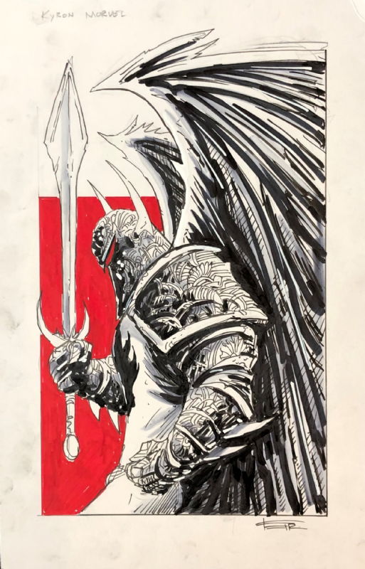 Kyron morvel from blood realm sketch by keir covington in jefferson