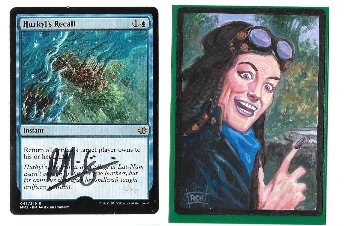 MTG Artist Proof - Hurkyl's Recall by Ralph Horsley, in Hello, It's You ...