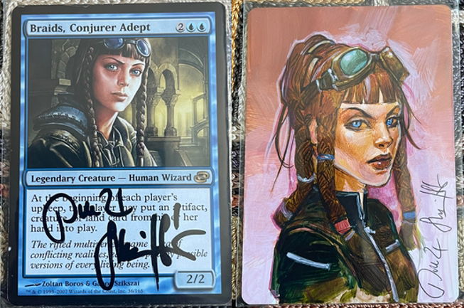 MTG Artist Proof - Braids, Conjurer Adept by Zoltan Boros, in Hello, It ...