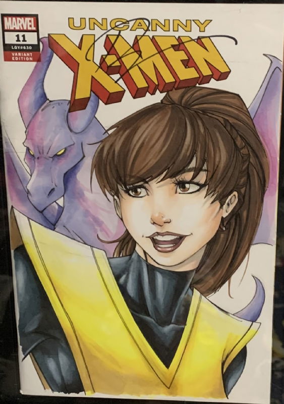 Uncanny X-Men #11 Kitty Pryde sketch cover, in A Williams's Sketch ...