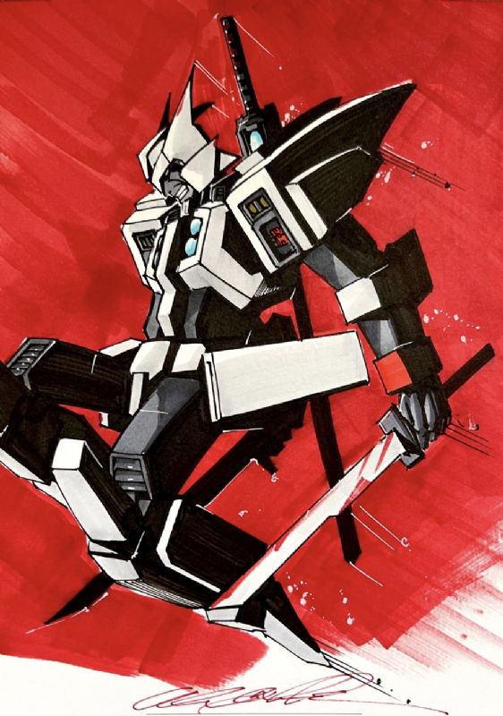 idw Transformers black label collection Drift, in Exodus