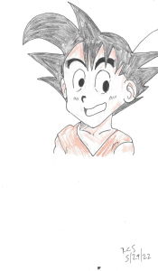 GENGA: DRAGON BALL Z EP.86 GENGA, in P. Portillo's MANGA Comic Art Gallery  Room