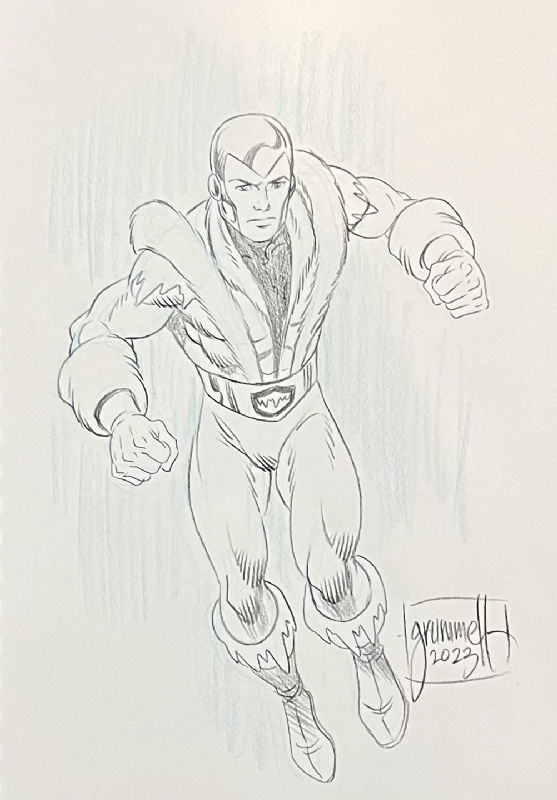 Polar Boy, in Mike Driscoll's Legion of Super-Heroes sketchbook 1 Comic ...