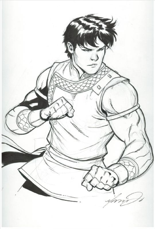 Shang-Chi Sketch by Marcus To, in Kang !'s Original Art Comic Art ...