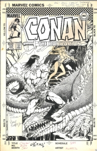 CONAN the BARBARIAN #154 (Marvel, Jan. 1984) - ''BEWARE: It's Assistant Editors' Month!'' Comic Art