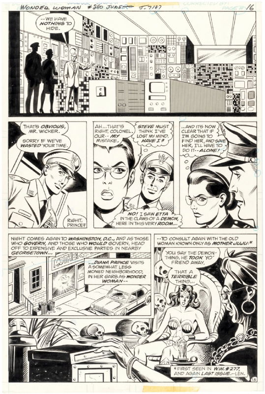 Wonder Woman #280 Page 16 Jose Delbo, in Alex Winter's Alex Winter ...