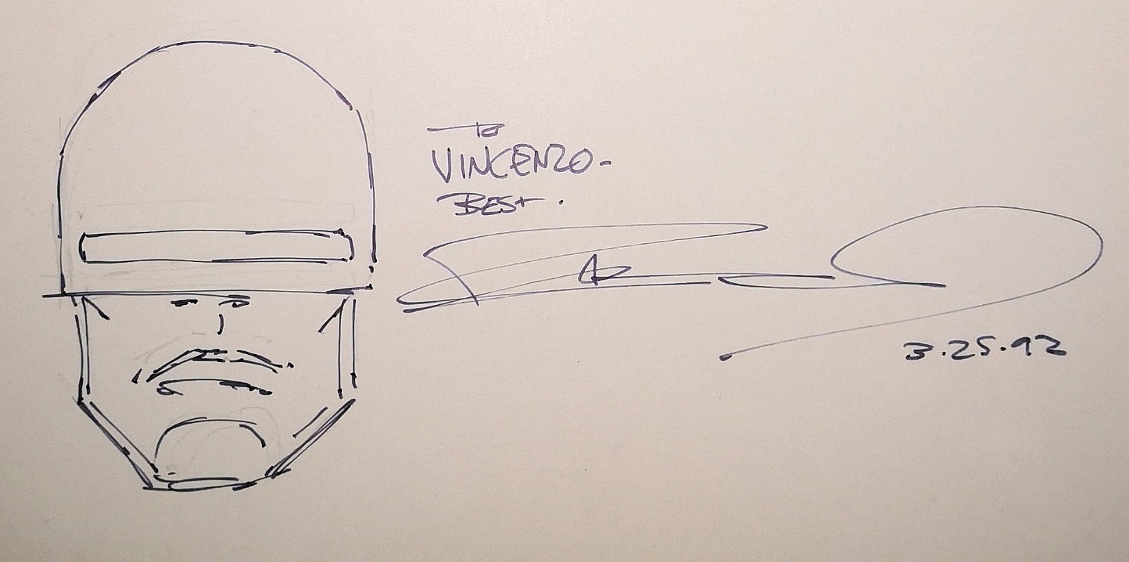 Robocop by Frank Miller, in Felix Schäfer's Robocop Comic Art Gallery Room