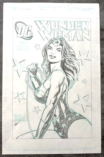 Signed Luis Henriques Wonder Woman Tryout Cover 11X17, in Andrew ...