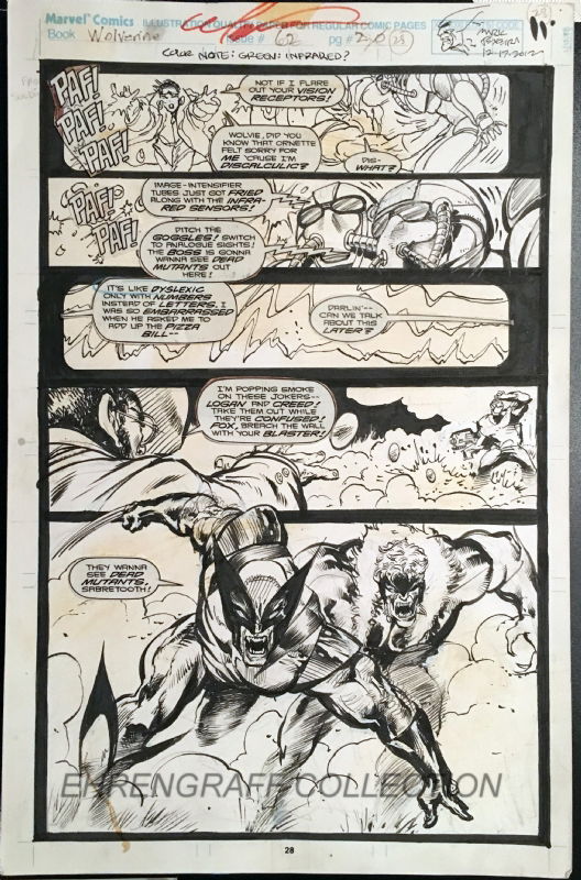 Anthony's Comic Book Art :: Original Comic Art For Sale by Mark Texeira