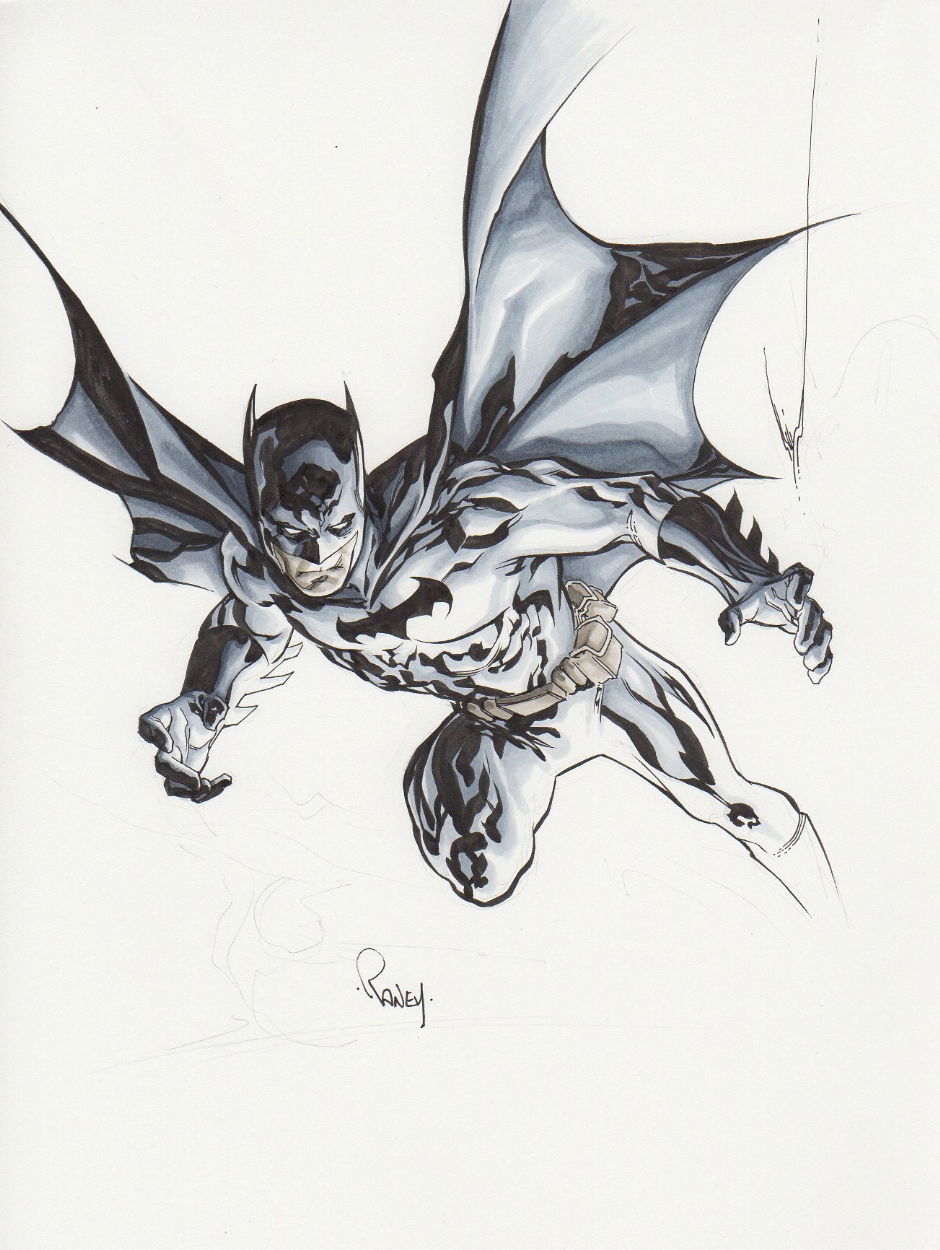 Tom Raney Batman, in Lambo S.'s Tom Raney Comic Art Gallery Room