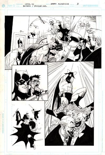 Leinil Yu Batman Danger Girl 1 page 3, in Lambo S.'s Leinil Francis Yu  Comic Art Gallery Room