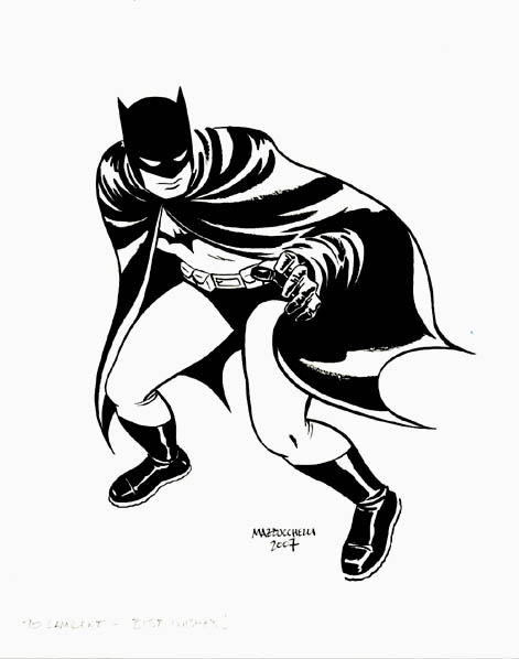 David Mazzucchelli Batman  Comic Art