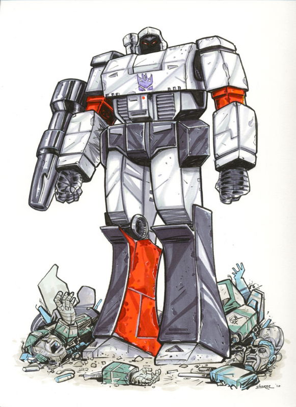 Megatron , in Brian Shearer's Various Artwork Comic Art Gallery Room