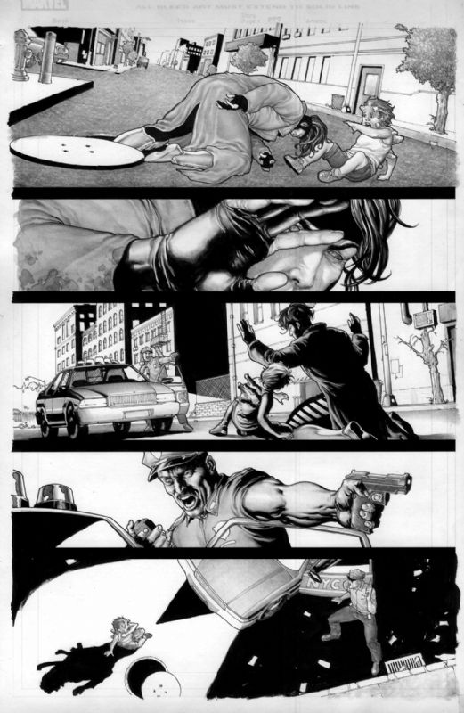 X MEN ORIGINS GAMBIT Page In Ibraim Roberson S X MEN ORIGINS GAMBIT One Shot Comic Art