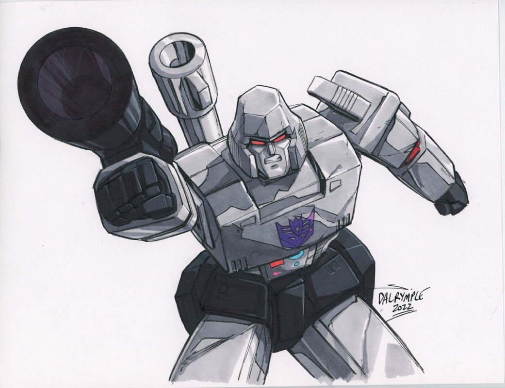 Megatron, in Ted Wang's Comic Art Comic Art Gallery Room