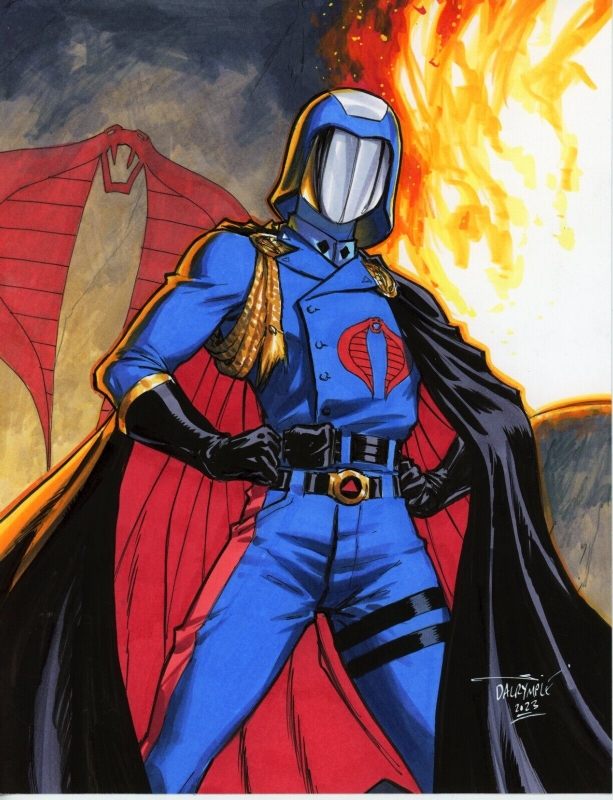 Cobra Commander Comic Art