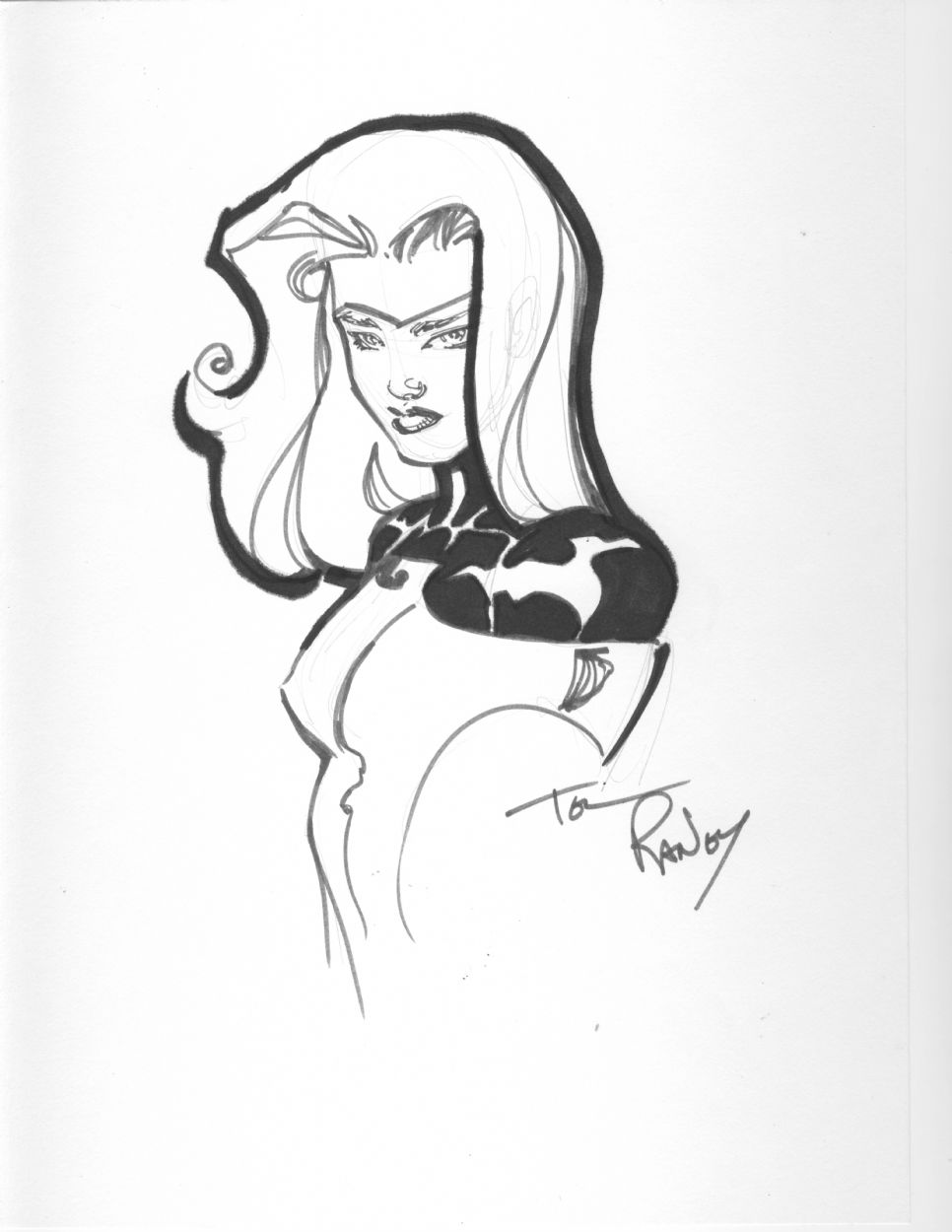 Tom Raney Jean Grey, in Keith Bradshaw's Jean Grey Comic Art Gallery Room