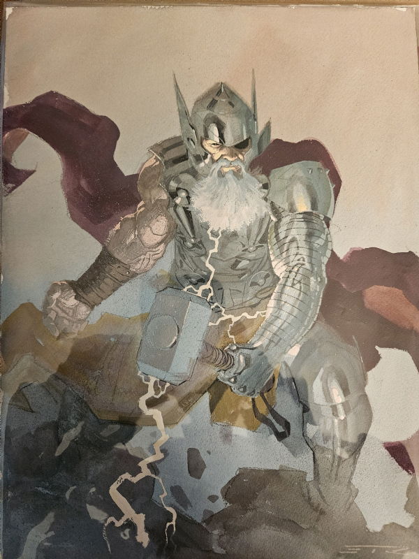 King Thor In James Bobbitts Esad Ribic Comic Art Gallery Room 7172