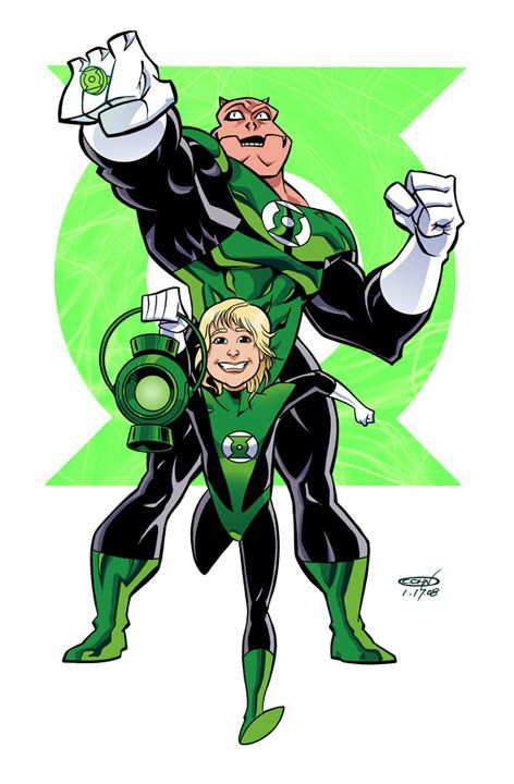 Kilowog 2, in Scott Cohn's COMMISSIONS Comic Art Gallery Room