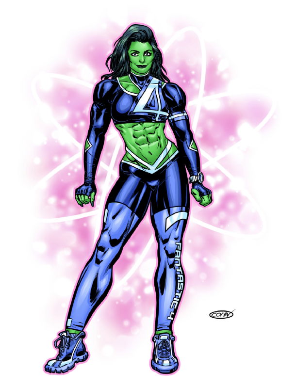 #76 She-Hulk Redesign, in Scott Cohn's REDESIGN WEDNESDAY Comic Art ...