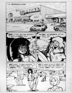 Larry Welz - Cherry #3 (Last Gasp, 1986), Pg 2  Comic Art