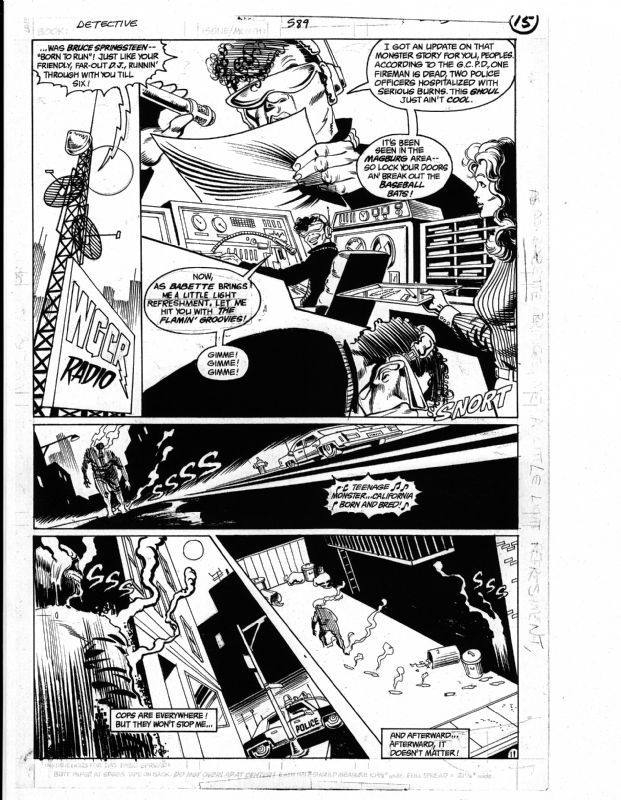 Detective Comics Issue 589 Page 11, in Jason Thomas's Batman Comic Art  Gallery Room