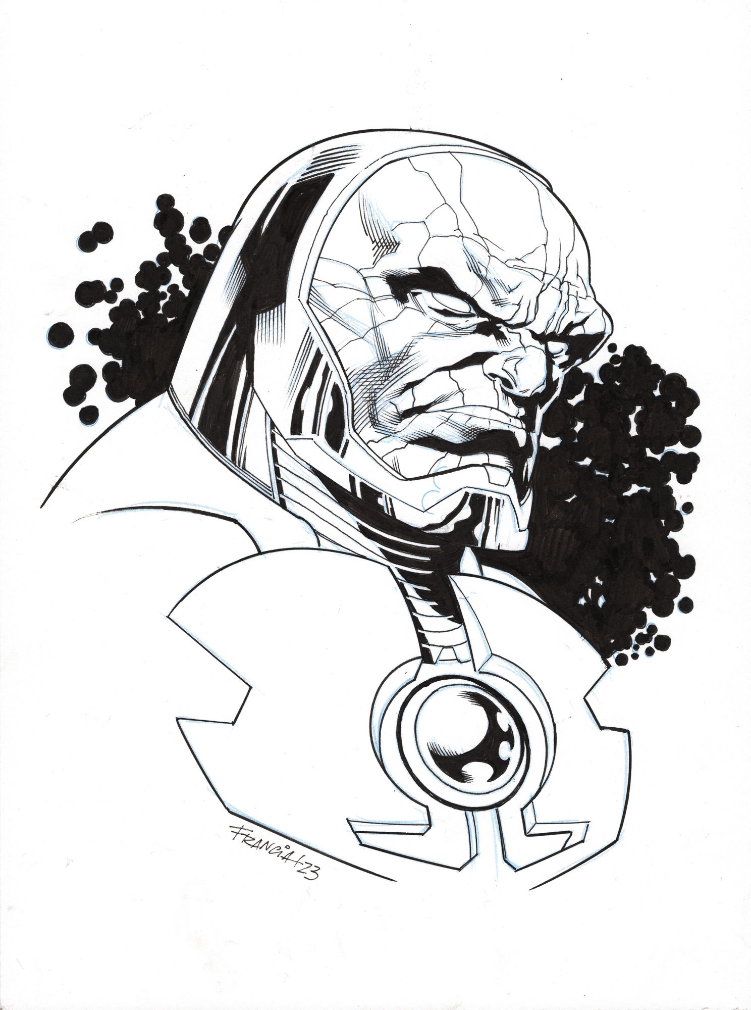 Comic Art Shop :: Omar Francia's Comic Art Shop :: DARKSEID - Pen and ...