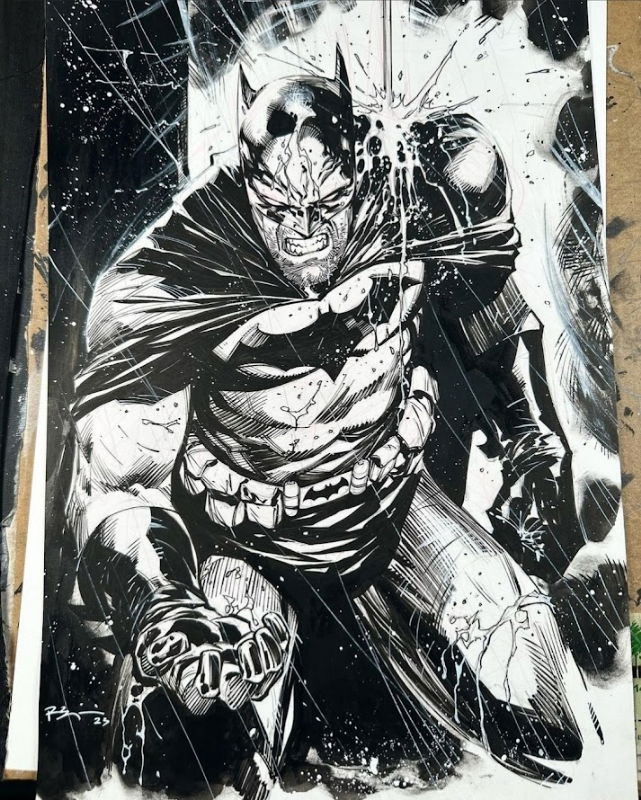 Ryan Benjamin Batman Commission, in Chris Michel's Batman Original Art ...