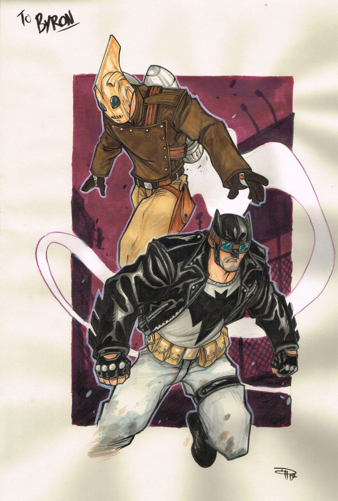 Rockabilly Batman & Rocketeer - Denis Medri, in Byron Hamm's Rockabilly ...