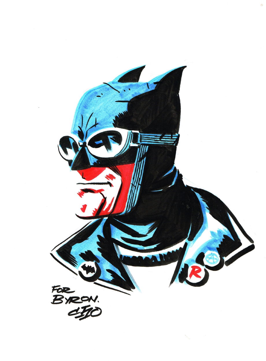 Rockabilly Batman Michael Cho In Byron Hamms Rockabilly Batman Comic Art Gallery Room 