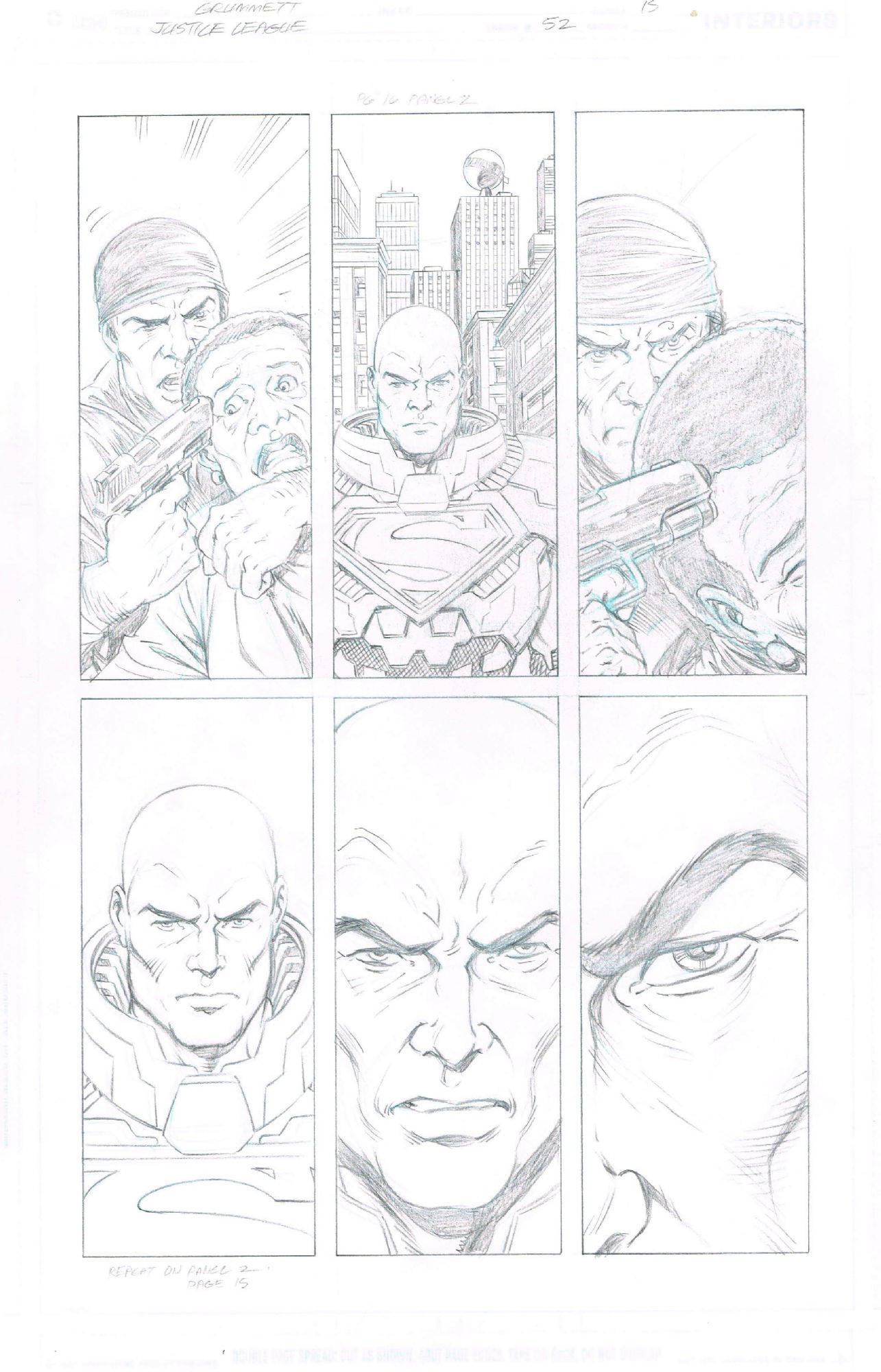 Comic Art Shop :: Byron Hamm's Comic Art Shop :: Justice League #52 pg ...